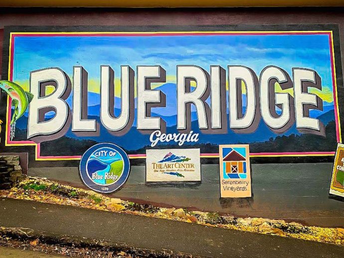 Blue Ridge GA Sign