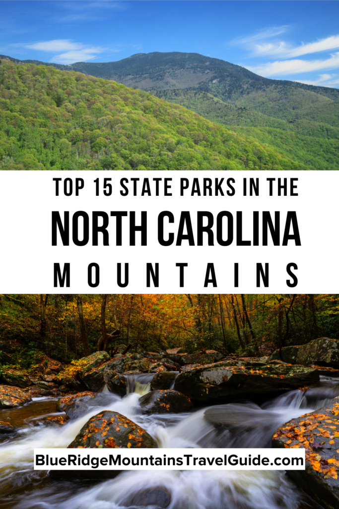 The Top 15 NC State Parks in the North Carolina Mountains with the best things to do in each. north carolina state park | north carolina state parks | nc state parks | nc state park | stone mountain nc | stone mountain state park nc | hanging rock nc | nc state parks camping | north carolina parks | state parks near asheville nc | gorges state park nc | south mountain nc | dupont state forest nc