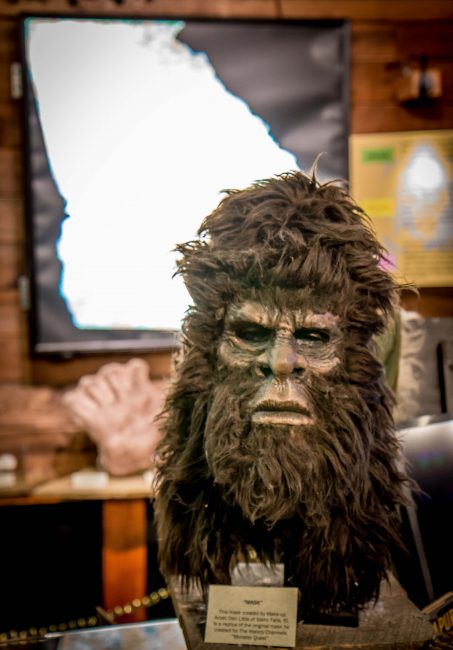 igfoot Mask at the Expedition Bigfoot Museum