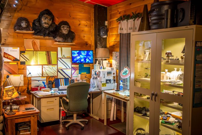 Science Lab at the Expedition Bigfoot Museum In Blue Ridge, GA