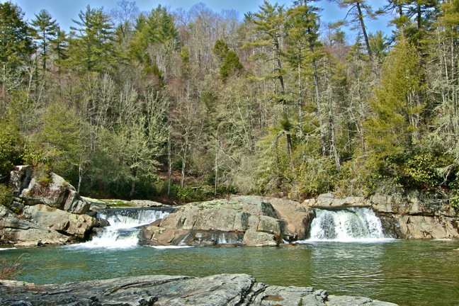 Linville Falls in Linville Gorge Wilderness
