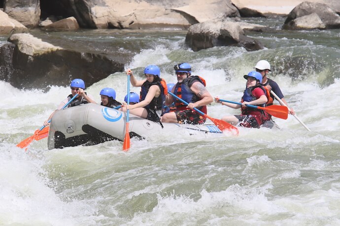 Fayette Station Rapid on Lower New River, WV