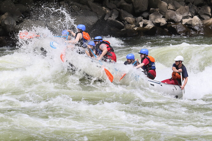 Fayette Station Rapid on Lower New River, WV