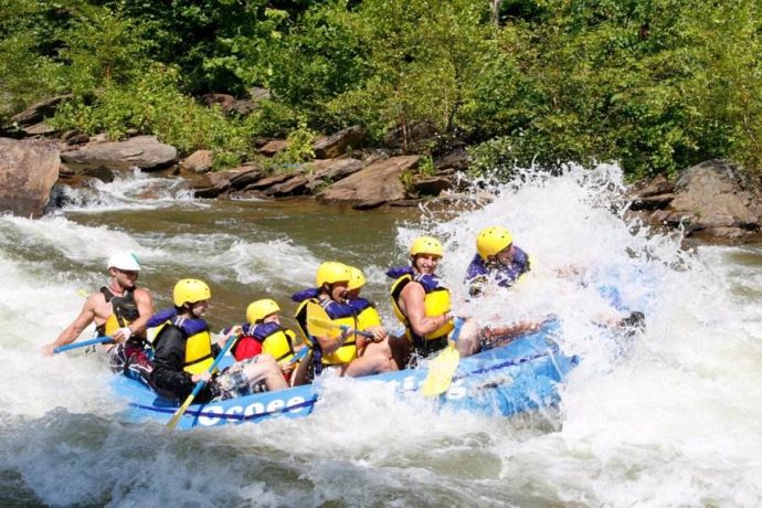 White water rafting the Ocoee River