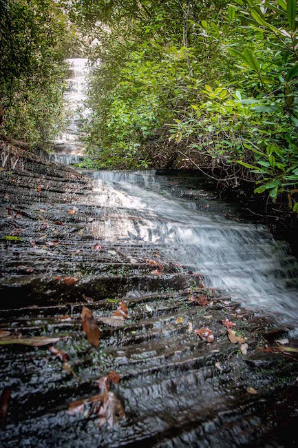 Angel Falls near Lake Rabun, GA