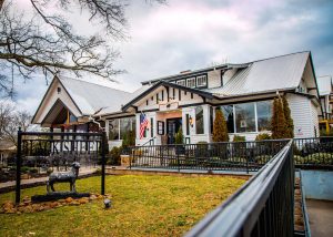 Exterior of Black Sheep Restaurant in Blue Ridge, Georgia