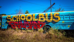 Schoolbus Graveyard in the North Georgia Mountains