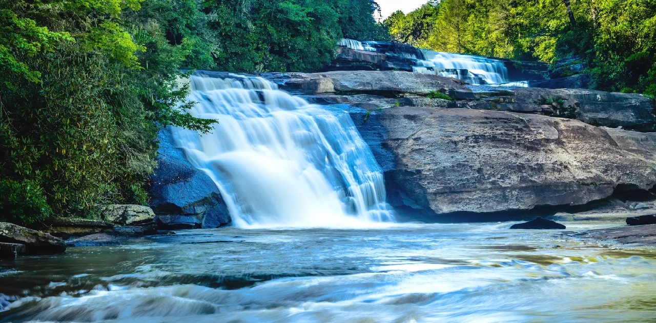 Waterfalls near Asheville NC