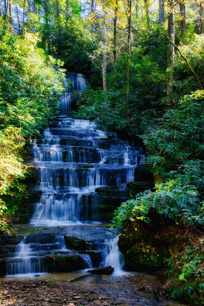 Key Falls - Waterfall near Brevard North Carolina