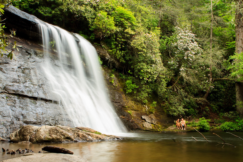 Silver Run Falls - Waterfalls near Cashiers NC