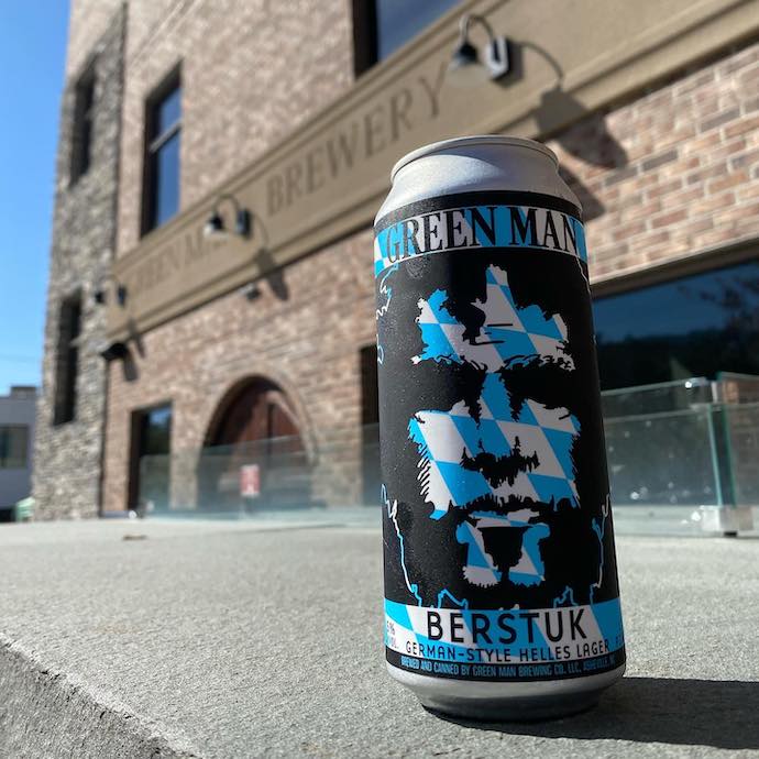 Asheville brew and view - Green Man Brewery