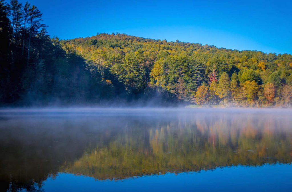 Black Rock Lake at Black Rock Mountain State Park
