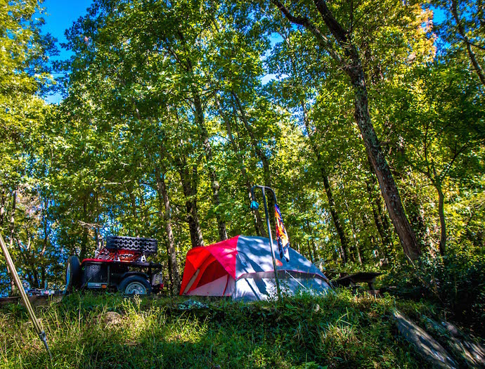 Black Rock Mountain State Park Camping Area