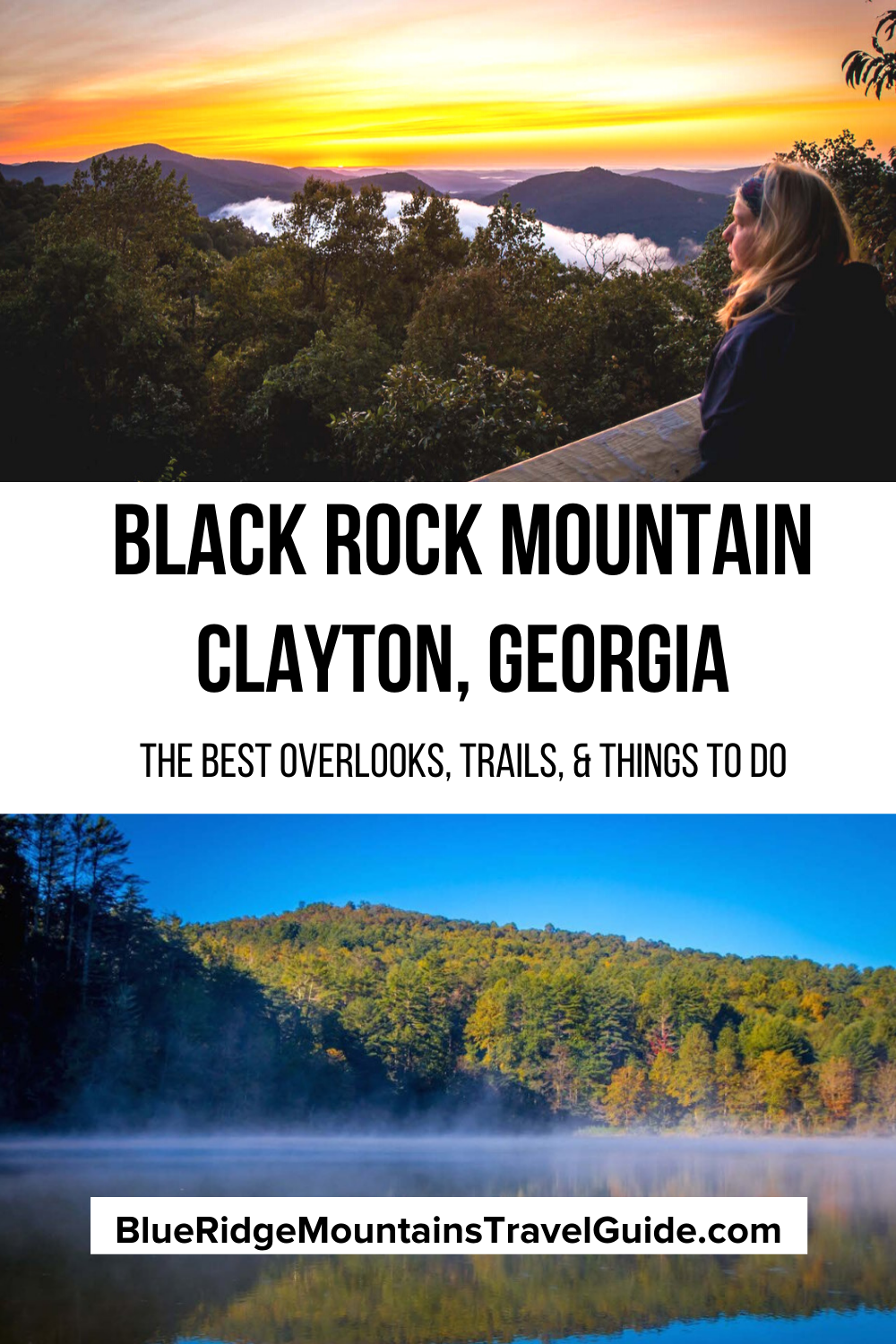 Exploring Black Rock Mountain State Park in Clayton GA includes the best Things to Do, Overlooks, Trails & more! | black rock mountain state park camping | black rock mountain cabins | black rock mountain trails | black rock mountain hike | black rock mountain lake | black rock mountain hiking trails | black rock mountain state park trails | things to do at black rock mountain state park