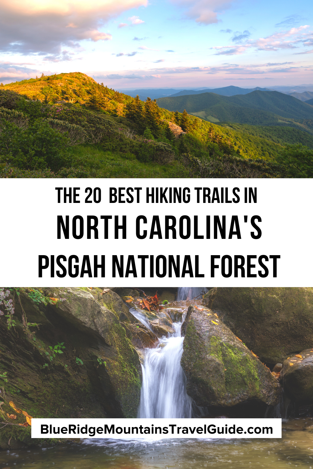 The 20 Best Pisgah National Forest Hiking Trails with beautiful waterfalls and breathtaking panoramas. | pisgah waterfalls | pisgah national forest waterfalls | pisgah national forest hiking | pisgah national forest trails | pisgah hike | best hikes in pisgah national forest | pisgah forest nc | pisgah national forest camping