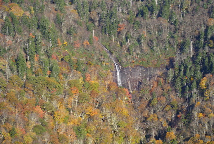 Blue Ridge Parkway Waterfalls - Glassmine Falls