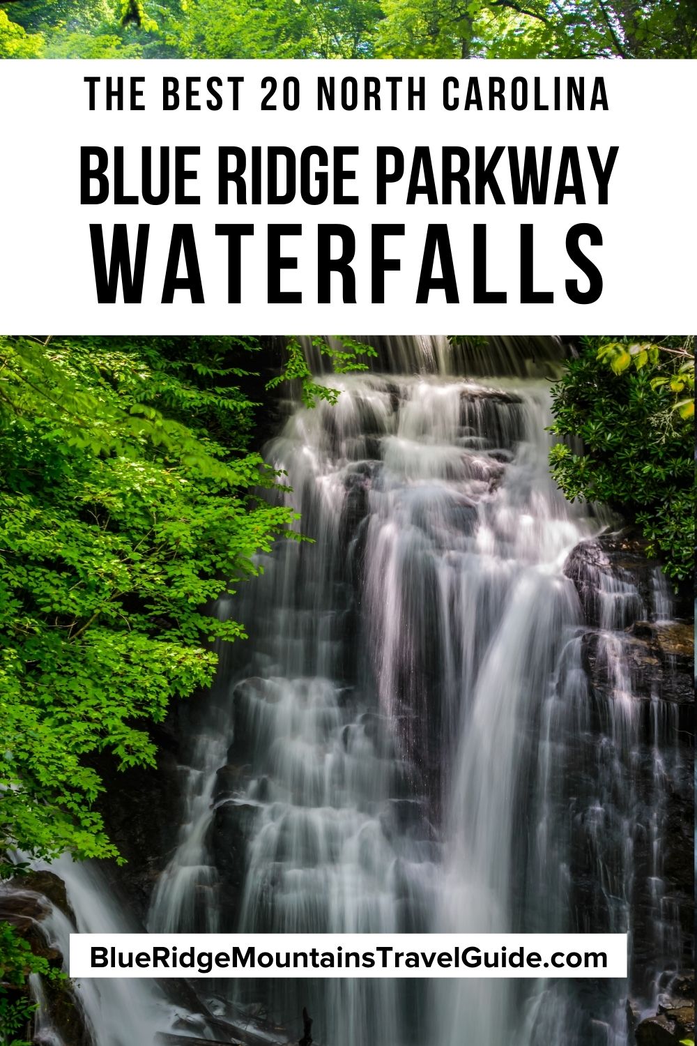 The 20 Best Blue Ridge Parkway Waterfalls in North Carolina, from Boone and Burnsville to Asheville, Cherokee and beyond! | north carolina waterfalls | north carolina waterfall | nc waterfalls | waterfalls in nc | waterfalls in north carolina | waterfalls of north carolina | western north carolina | asheville waterfalls falls in nc | waterfalls near asheville | best waterfalls in nc | best nc waterfalls | best waterfall in north carolina