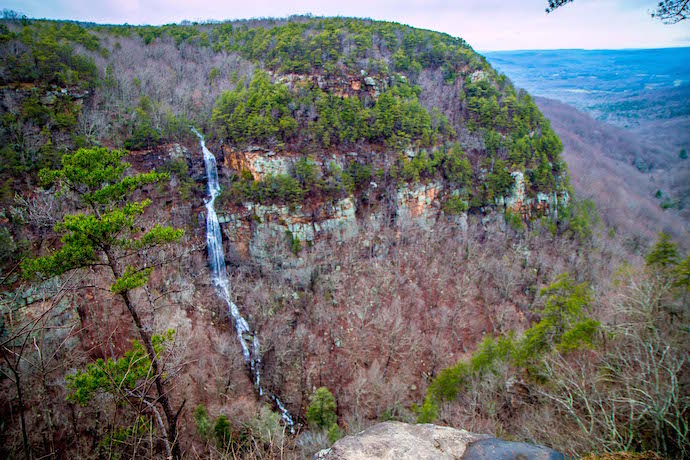 Cloudland Canyon Overlook- Waterfall View