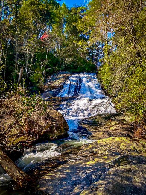 Dicks Creek Falls in Clayton Ga