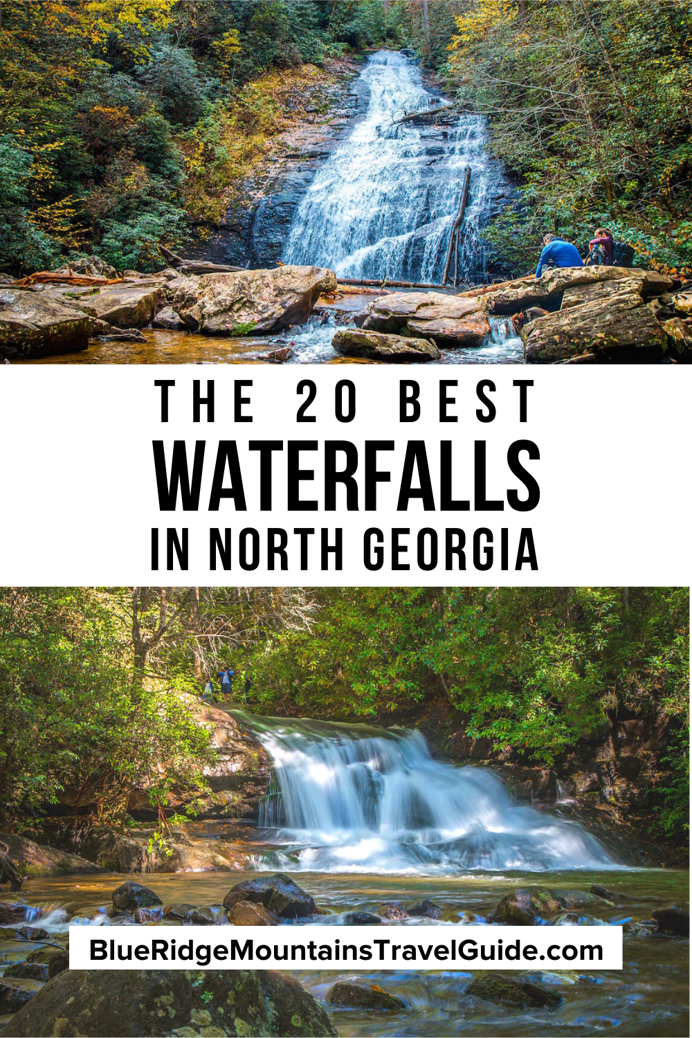 Guide to the 20 Best North Georgia Waterfalls, including directions on how to get to them! | waterfalls near helen ga | waterfalls near blue ridge ga | waterfalls near blue ridge georgia | waterfalls near dahlonega ga | waterfall hikes in north georgia | waterfall georgia | waterfalls georgia | waterfalls near ellijay ga | waterfalls near blairsville ga| waterfalls in georgia | falls in north georgia | ga waterfalls | north ga waterfalls
