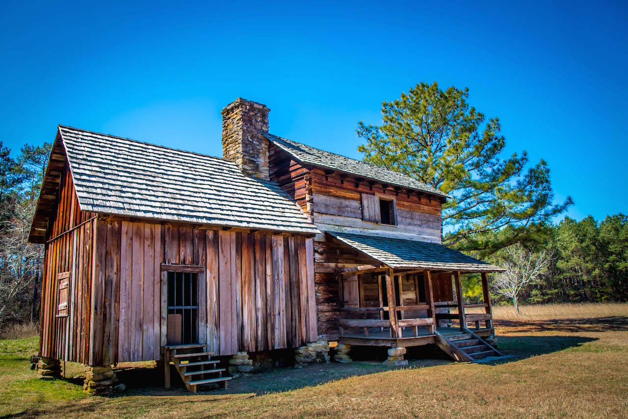 Vann Tavern at New Echota Historic Site in Calhoun GA