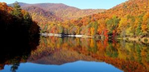 Lake Trahlyta at Vogel State Park in Blairsville GA