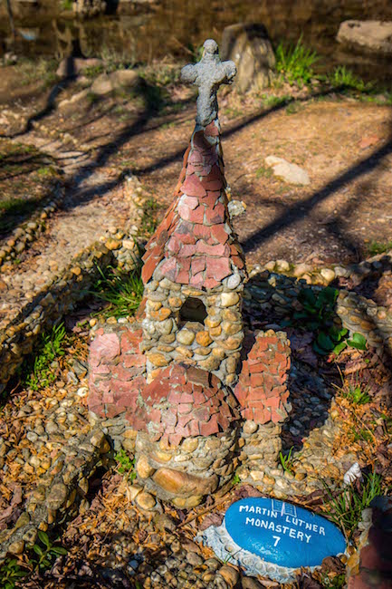 Martin Luther Monastery at the Rock Garden in Calhoun GA