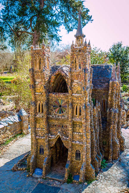 Notre Dame Cathedral at the Calhoun Rock Garden