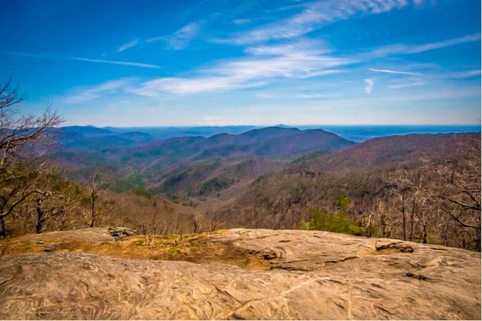 Preachers Rock on Appalachian Trail in Georgia - day trips in georgia