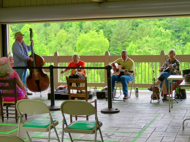 Blue Ridge Music Center - The Band in the Breezeway