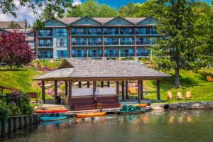 View From the Lake at Chetola Resort in Blowing Rock NC