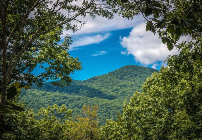 View of the Horse Range Mountains from the Roundhouse Cabin