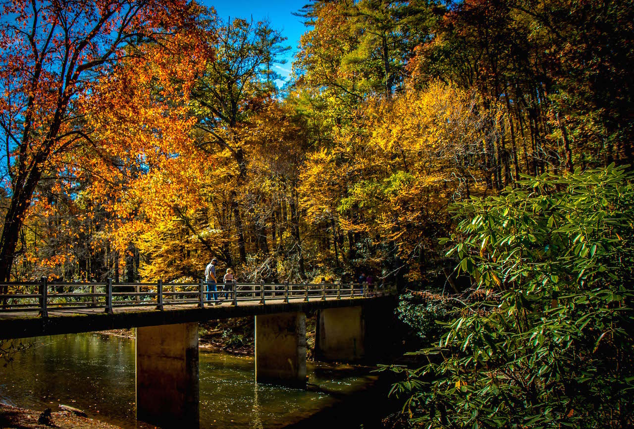 Bridge at Linville Falls Visitor Center