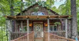 Tree House on the Farm Rental near Boone NC