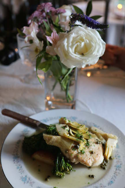 Chicken Picatta at Bernie's Restaurant in Helen GA