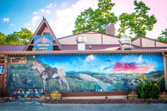 Cowboys & Angels Restaurant in Helen GA