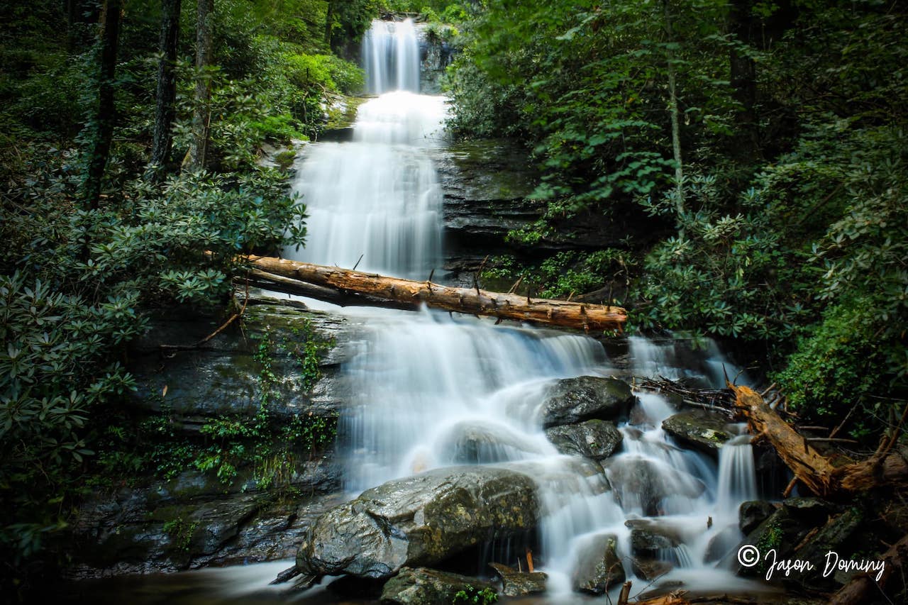 Peaceful river waterfalls, birds chirping, babbling streams