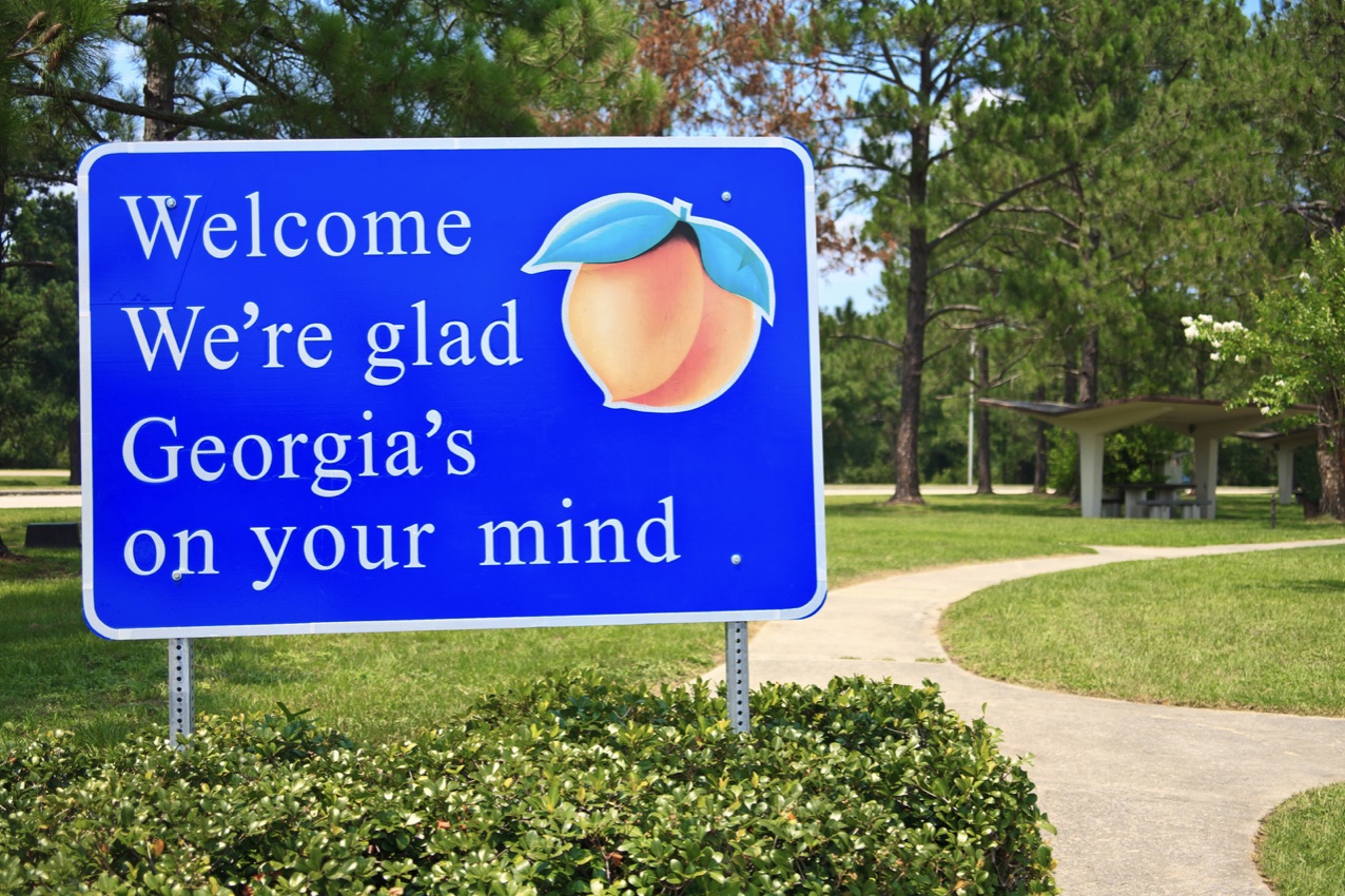 Georgia State Welcome Sign - Georgia Music Facts