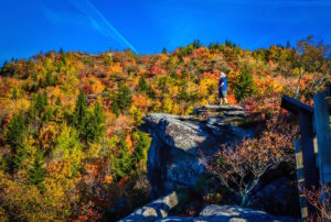 Hiking the Rough Ridge Trail with Peak Fall colors