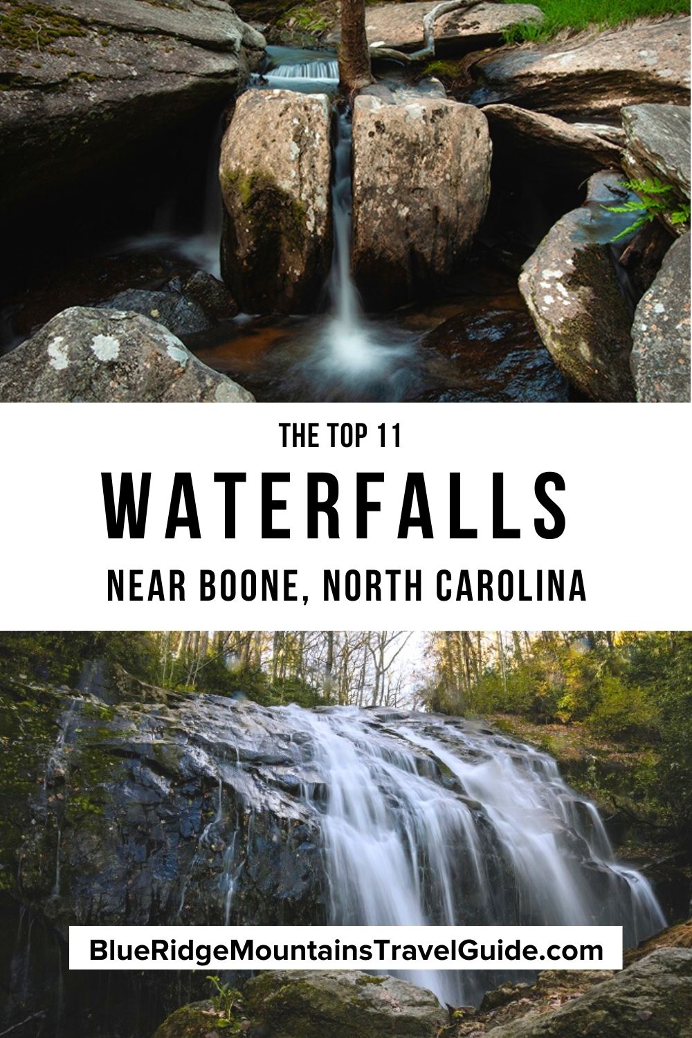 The 11 Best Waterfalls Near Boone NC listed by proximity & include hikes ranging from easy, to moderate, to difficult. | nc waterfalls | waterfall in nc | waterfalls in north carolina 8100 | mountain waterfall | best nc waterfalls | best waterfalls north carolina | waterfalls in boone nc | nc waterfall hikes | north carolina waterfall hikes | north carolina hiking waterfalls | waterfall hikes in nc | boone waterfalls |