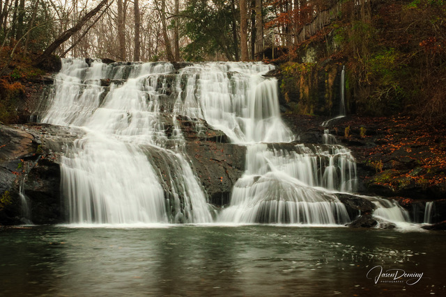Cane Creek Waterfall near Dahlonega GA
