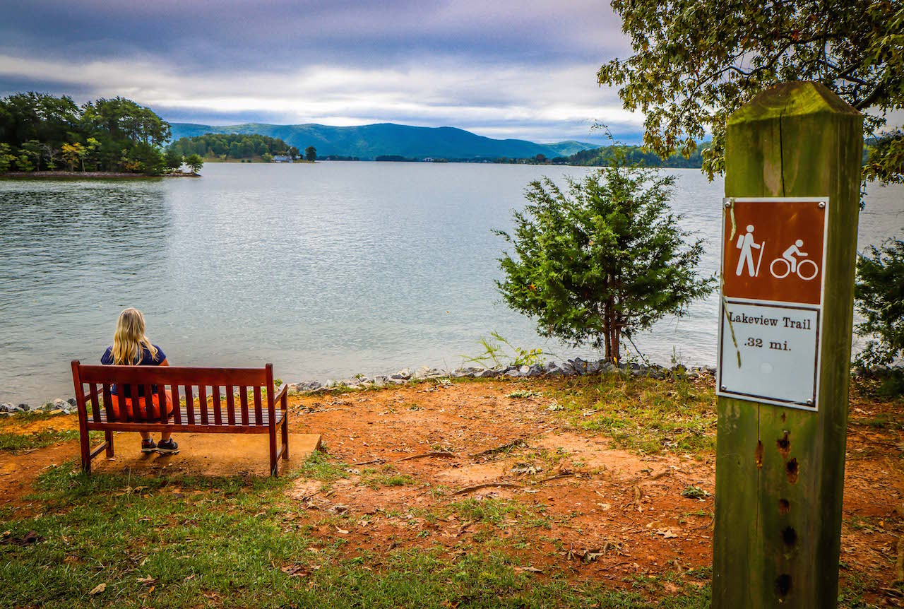 Mary Gabbett at Smith Mountain Lake State Park in Virginia