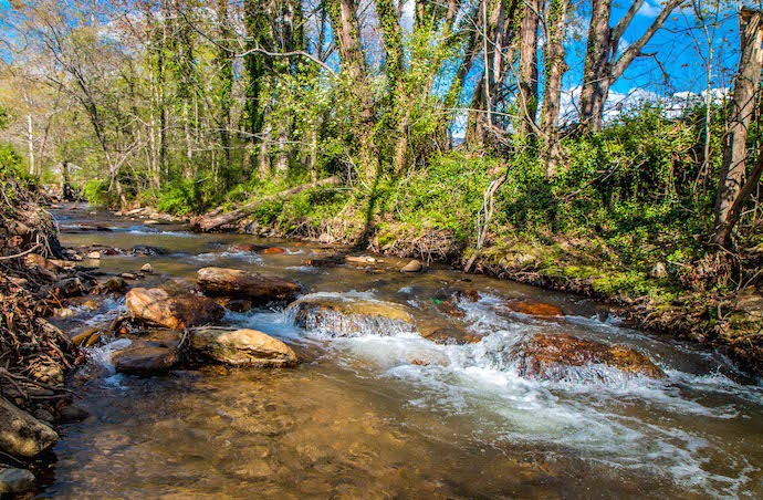 Reems Creek Greenway in Weaverville NC