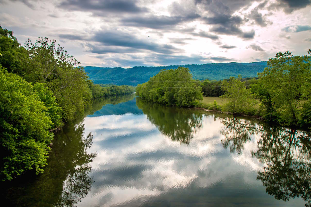 Shenandoah River Reflection
