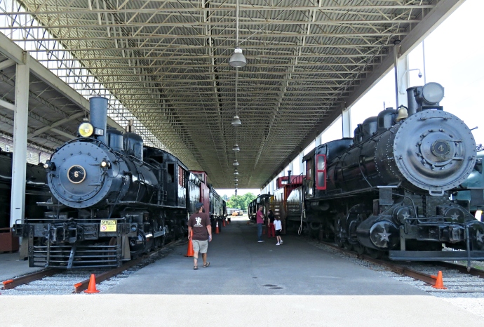 Virginia Museum of Transportation - Locomotives outside
