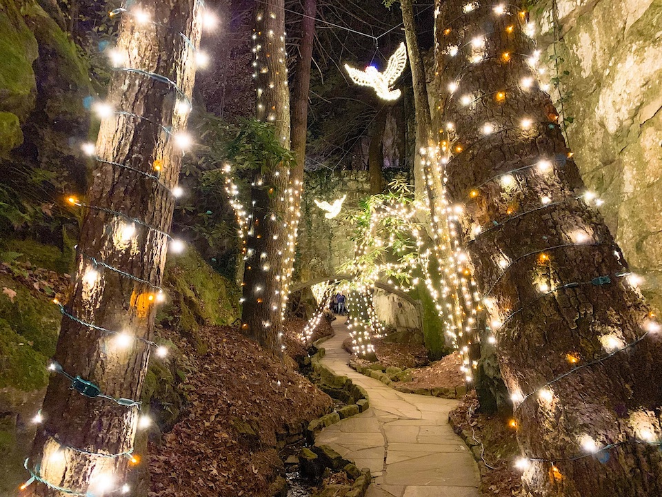 Enchanted Garden of Lights Grand Corridor - Christmas lights in Georgia