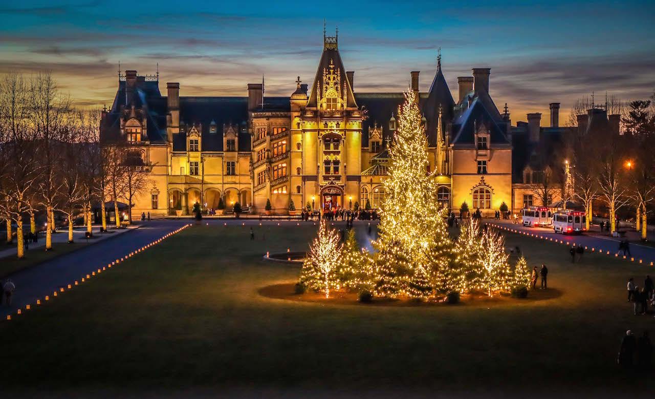 Best places to visit in North Carolina - Christmas at Biltmore Estate in Asheville NC
