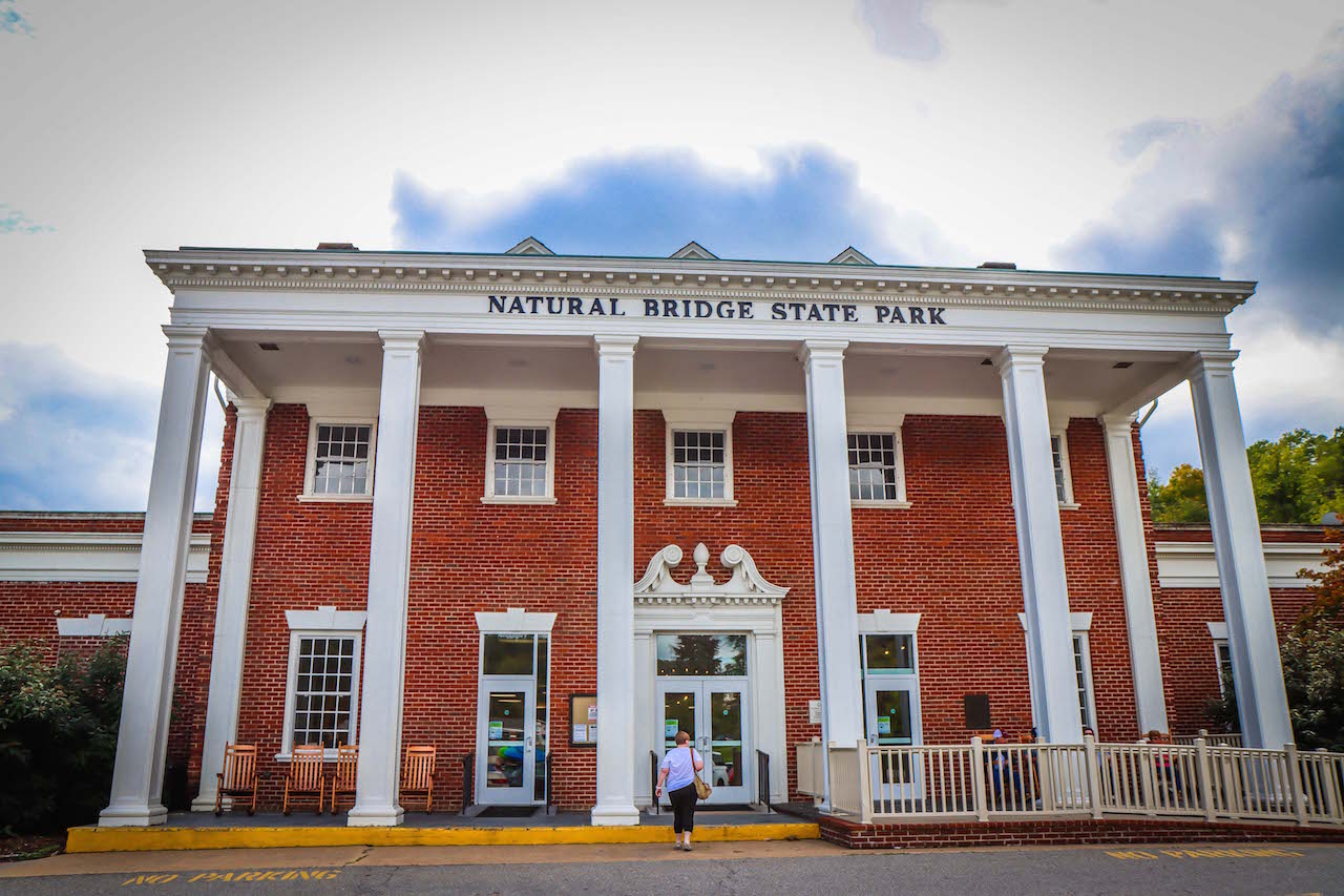 Natural Bridge State Park Entrance in Natural Bridge VA