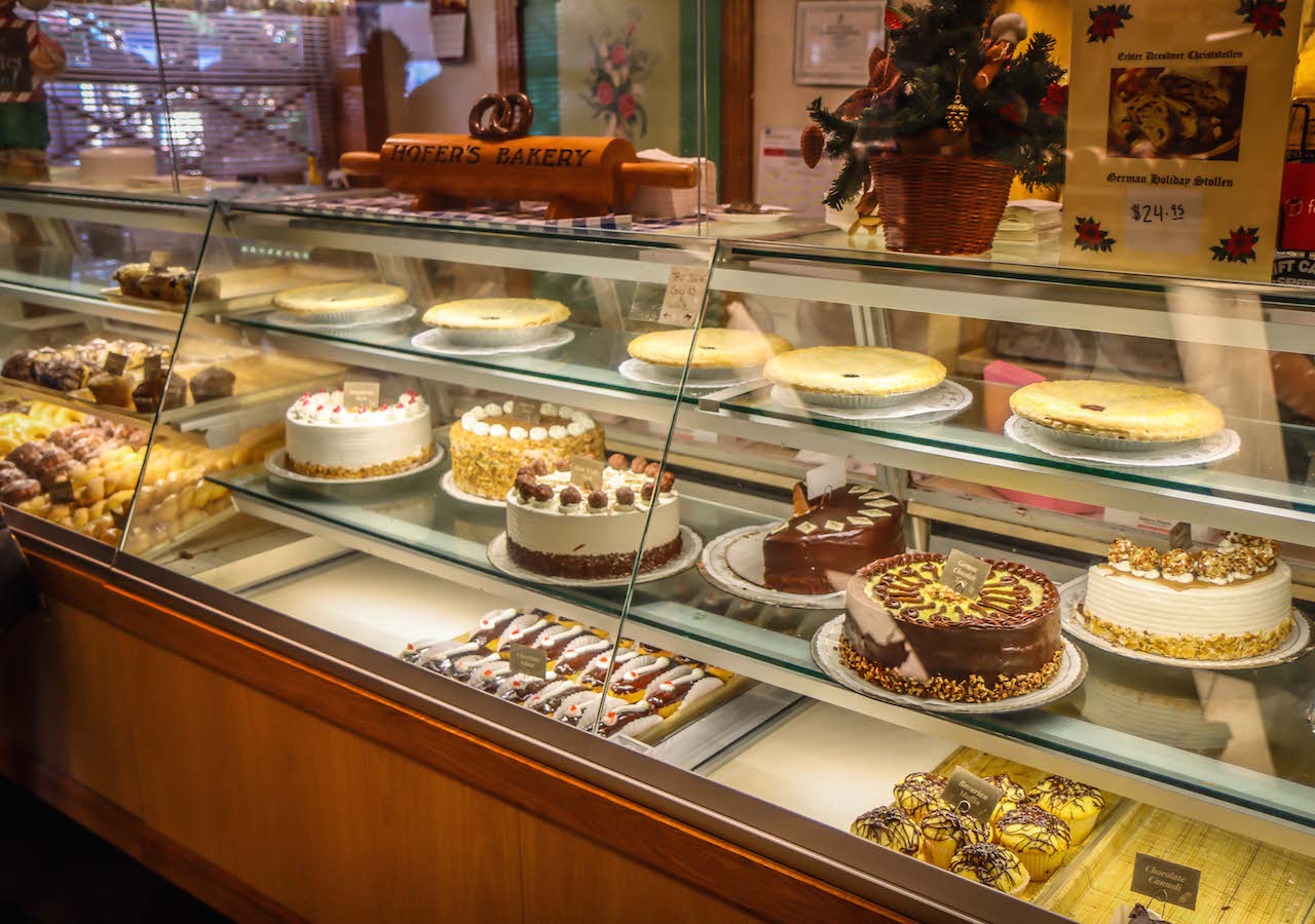 Cakes and Pies at Hofers Bakery & Cafe in Helen GA 