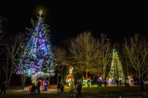 Christmas in Helen GA- Lighting of the Square